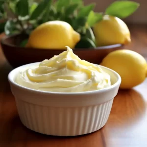 Bowl of Lemon Frosting