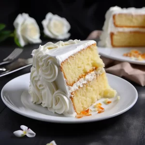 Cake with Lemon or Orange Frosting