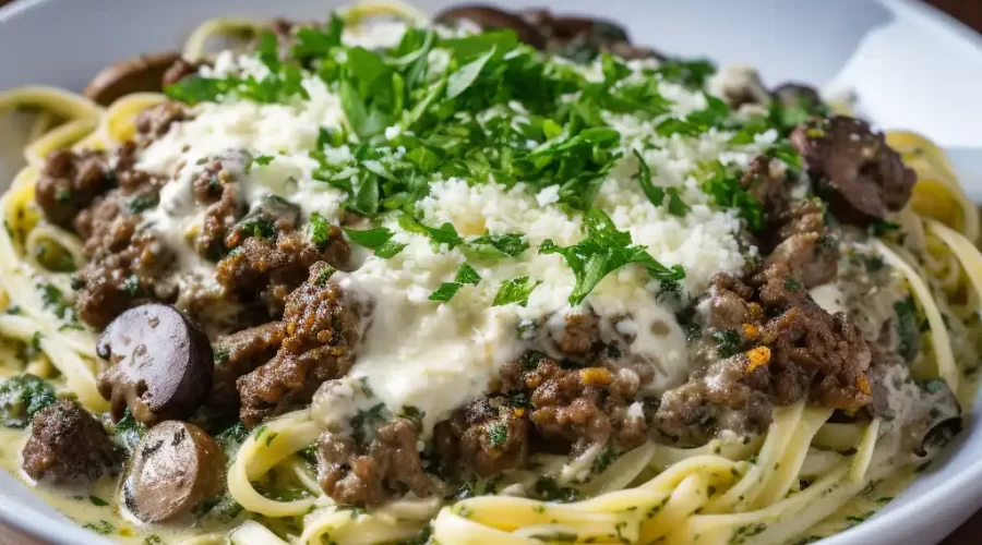 Straw and Hay Pasta (Pagliae Fieno)