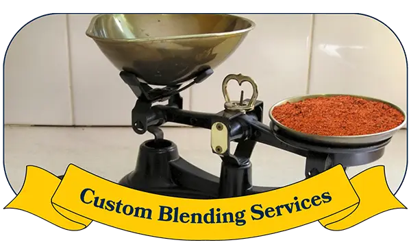 Custom spice blending services